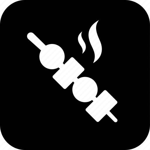 Cooking, food, meal, shish kebab, skewer, steam icon - Download on Iconfinder