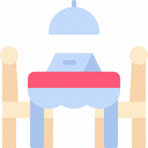 Reservation, dinner, chair, restaurant, table icon - Download on Iconfinder