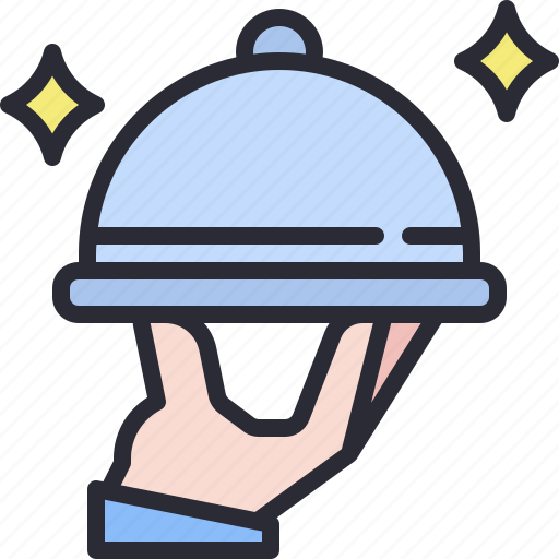 Restaurant, lunch, food, serving, dish, hot icon - Download on Iconfinder