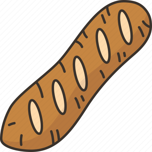 Baguette, bread, loaf, pastry, bakery icon - Download on Iconfinder