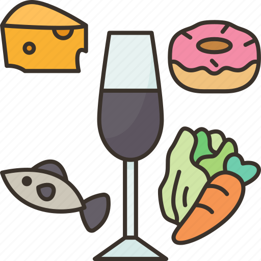 Pairing, wine, food, meat, taste icon - Download on Iconfinder