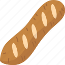 baguette, bread, loaf, pastry, bakery