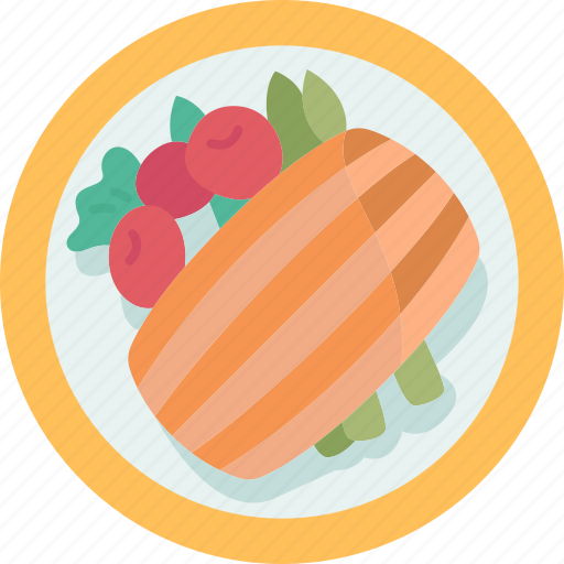 Salmon, sashimi, seafood, fresh, cuisine icon - Download on Iconfinder