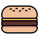 burger, food, hamburger, tasty