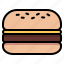burger, food, hamburger, tasty 