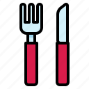 fork, knife, tableware, utesils