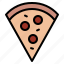 food, pizza, slice, tasty 
