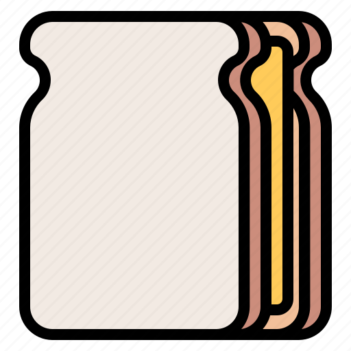 Bread, breakfast, meal, sandwich icon - Download on Iconfinder