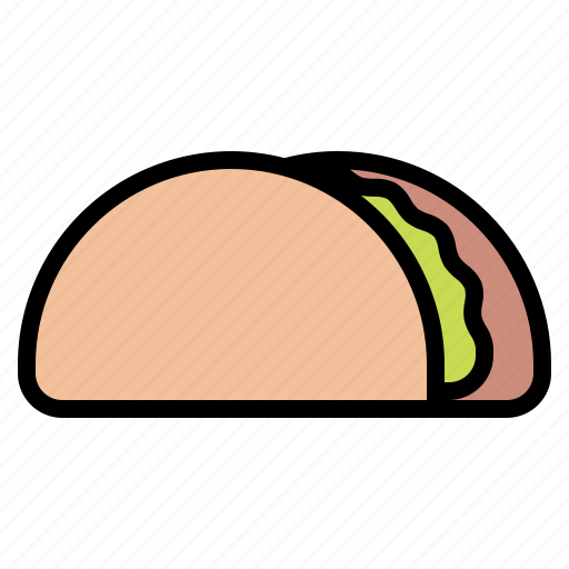 Food, taco, tortilla, warp icon - Download on Iconfinder