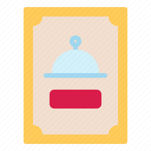 Book, menu, order, restaurant icon - Download on Iconfinder