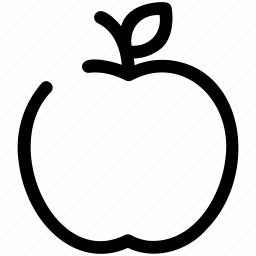 Apple, fruit, food, healthy, diet, fresh, organic icon - Download on Iconfinder