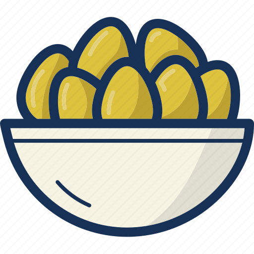 Bowl, easter, egg, food, gastronomy, kitchen, restaurant icon - Download on Iconfinder