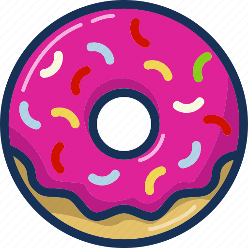 Bakery, dessert, donut, doughnut, food, sweet icon - Download on Iconfinder