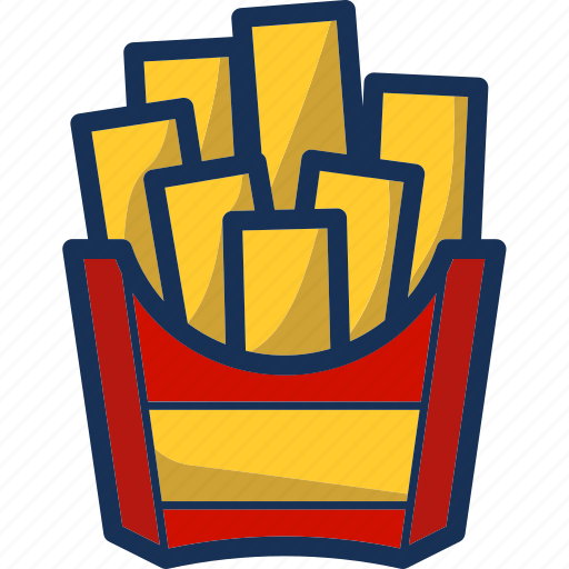 Fast, food, french, french fries, fries, potato, restaurant icon - Download on Iconfinder