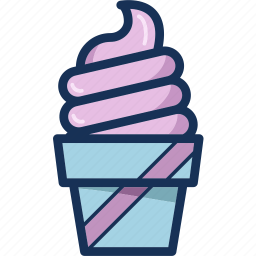 Cone, cream, dessert, ice, ice cream, sweet icon - Download on Iconfinder