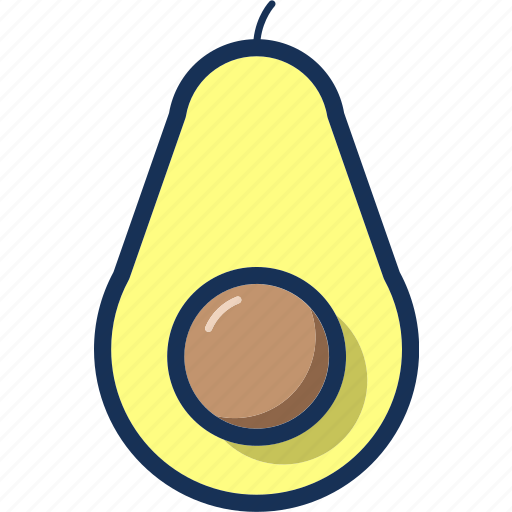 Avocado, diet, fresh, fruit, healthy, organic, vegetable icon - Download on Iconfinder