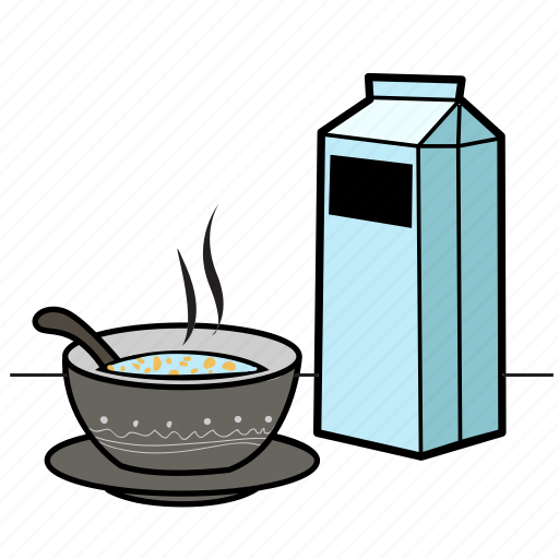 Breakfast, eat, food, health, milk, soup icon - Download on Iconfinder