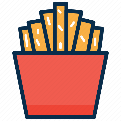 Chips, food, fry, potato chips, potator, snack, theatre icon - Download on Iconfinder