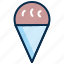 cone ice cream, cream, dessert, ice, icecream, sweet 