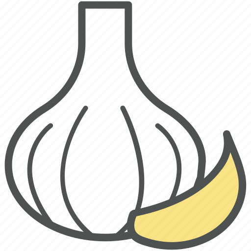 Allium sativum, garlic, garlic bulb, garlic clove, spice icon - Download on Iconfinder
