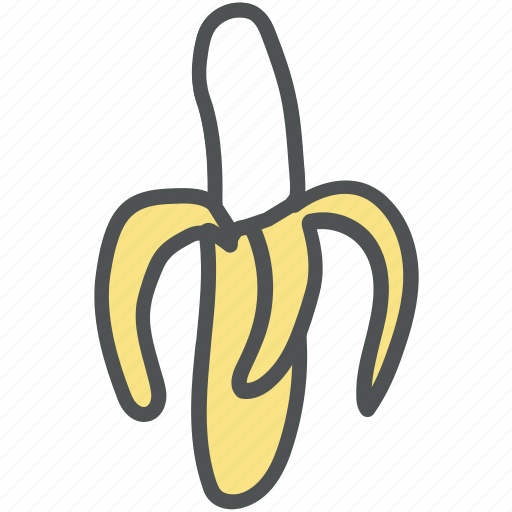 Banana, food, fruit, healthy diet, nutrition, plantains icon - Download on Iconfinder