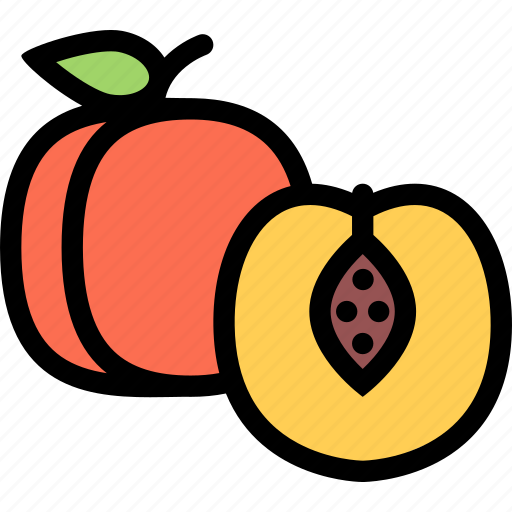 Food, fruit, grocery store, meat, peach, vegetable icon - Download on Iconfinder
