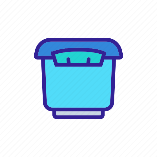Closed, container, food, package, plastic, storage, tightly icon - Download on Iconfinder