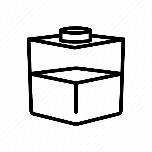 Container, food, liquid, package, plastic, square, transportation icon - Download on Iconfinder