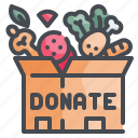 donate, donation, food, charity, supplies