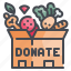 donate, donation, food, charity, supplies 