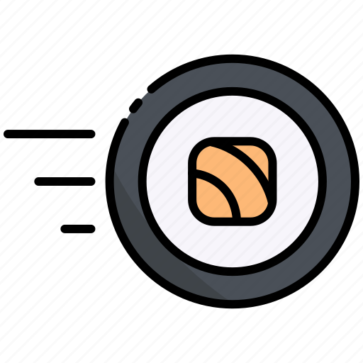 Sushi, sushi roll, food, japanese, japanese-food, delivery icon - Download on Iconfinder