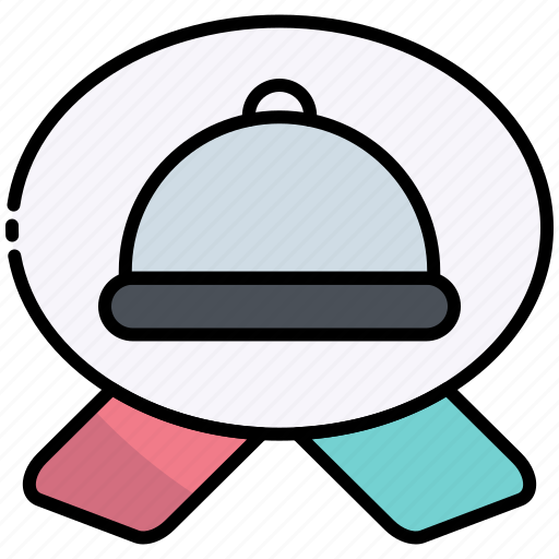 Badge, award, achievement, food, food tray, restaurant, prize icon - Download on Iconfinder
