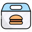 fast, food, fast food, pack, takeaway, food pack, food delivery, burger 