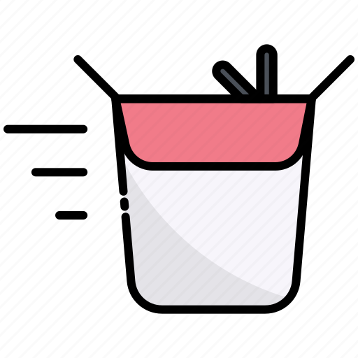 Rice, box, rice box, food-box, food, takeout, take away icon - Download on Iconfinder