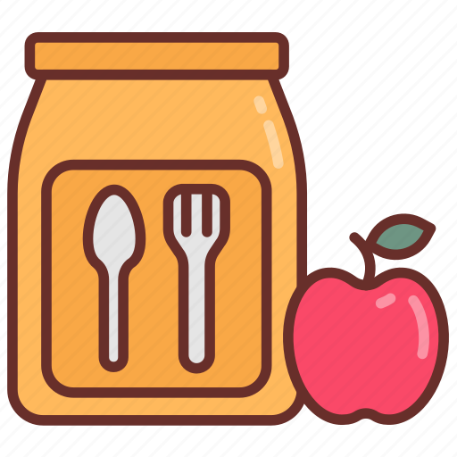 Lunch, box, food, container, supper, snack, bag icon - Download on Iconfinder