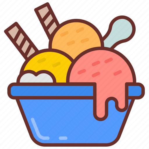 Ice, cream, frozen, dessert, yogurt, treat icon - Download on Iconfinder