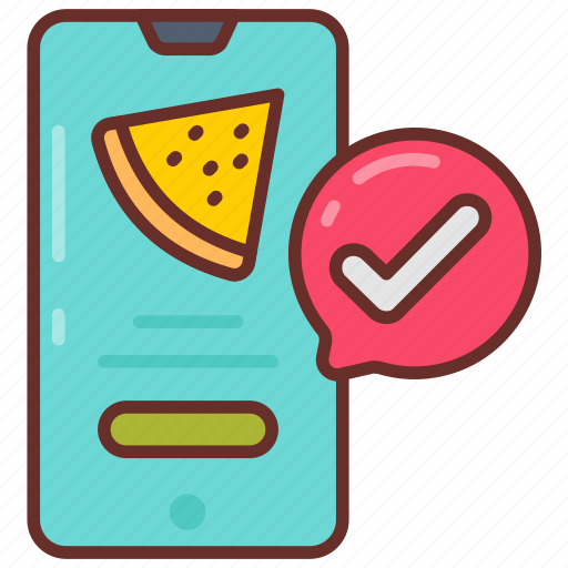 Order, confirm, take, online, mobile, pizza icon - Download on Iconfinder