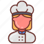 female, chef, cook, culinary, queen, food, artist, technical, woman 