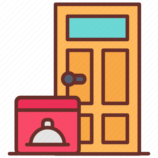 On, door, delivery, service, food icon - Download on Iconfinder