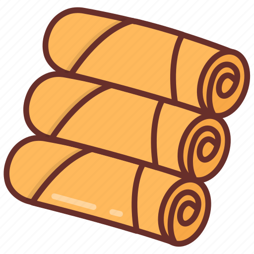 Spring, rolls, appetizers, asian, cuisine, finger, food icon - Download on Iconfinder
