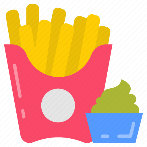 Fries, french, finger, chips, street, food, children icon - Download on Iconfinder