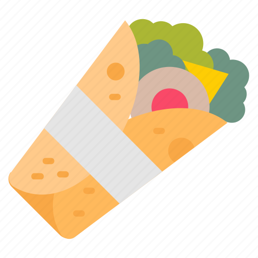 Shawarma, chicken, kabab, street, food, fast icon - Download on Iconfinder