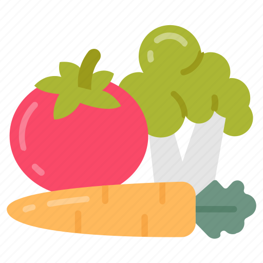 Vegetables, greenstuff, carrot, tomato, leafy, grocery icon - Download on Iconfinder