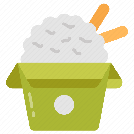 Rice, boiled, cooked, chinese, takeout icon - Download on Iconfinder