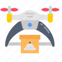 food, delivery, drone, restaurant, box, shipping