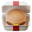 burger, package, delivery, food, fast food, hamburger, junk food, shipping, food delivery 