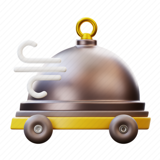 Fast, food, delivery, kitchen, transport, box, cook 3D illustration - Download on Iconfinder