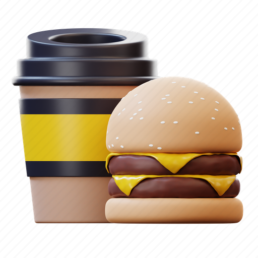 Food, take, away, delivery, package, shipping, kitchen 3D illustration - Download on Iconfinder