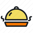 dish, food, cover, cloche, order, delivery, serving, serve, hotel