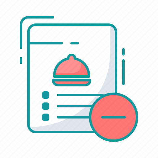 Bill, cancel, food, food delivery, meal, restaurant icon - Download on Iconfinder